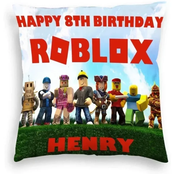 Game Roblox Cartoon Print Peripheral Pillow Case Cushion Cover Home Decor Birthday Gift Pillowcover - Image 2