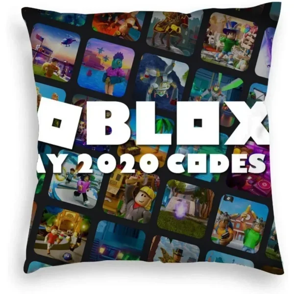 Game Roblox Cartoon Print Peripheral Pillow Case Cushion Cover Home Decor Birthday Gift Pillowcover - Image 3