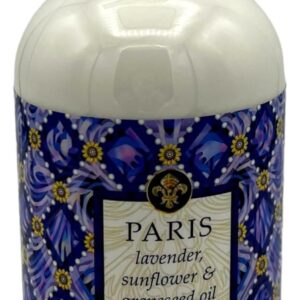 Greenwich Bay Trading Co., Paris, Lavender, Sunflower & Grapeseed Oil Luxurious Hand Soap and Shea Butter Lotion Set, 16 fl oz Each