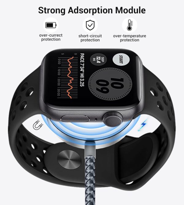 Temdan for Travel Essentials,3 in 2 USB C Cable for Apple Watch Charger/iPhone 17 Charger/Lightning,Multi Charging Cable Cord,Vacation Camping Essentials,Portable Designed for iWatch &iPhone 16-12-4FT - Image 4